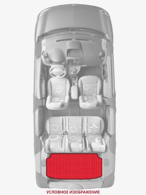 ЭВА коврики «Queen Lux» багажник для Toyota Vios